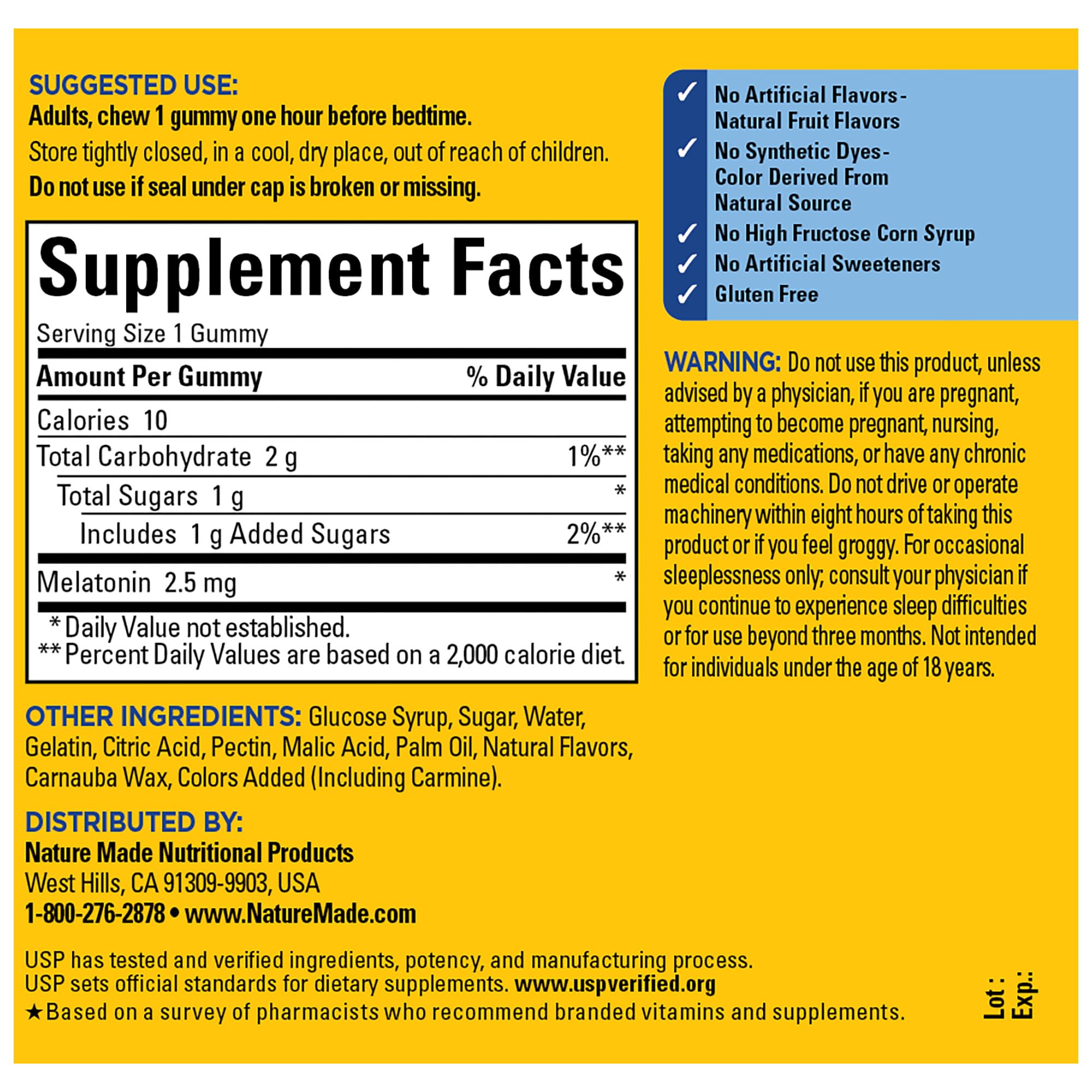 Nature Made Adult & Kids Melatonin Gummies Combo Pack for Restful Sleep, Family Pack, Sleep Aids for Adults & Kids, Two Sleep Gummies Bottles - Image 6