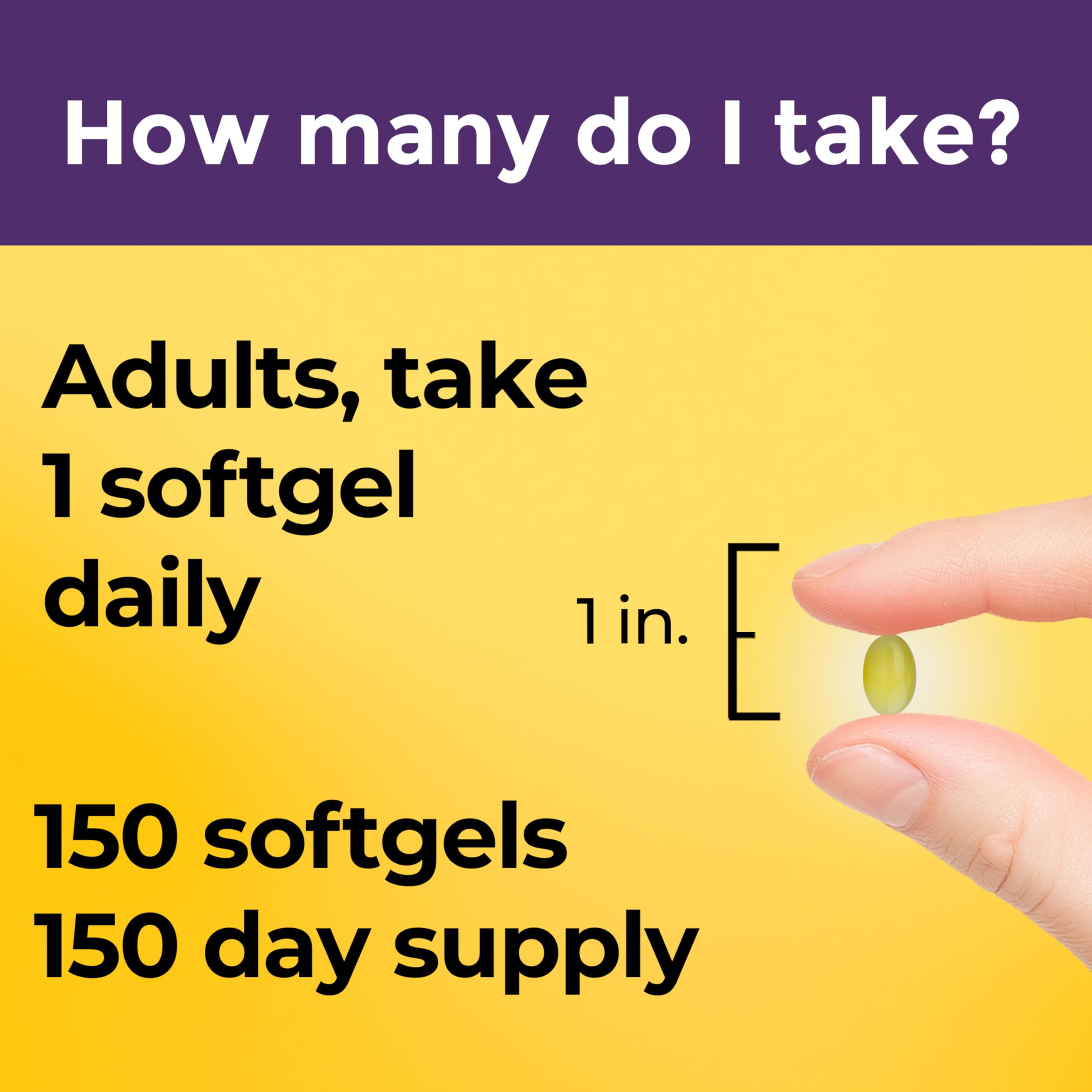 Nature Made Biotin 2500 mcg Extra Strength, Biotin Supplements Support Healthy Hair Skin & Nails, 150 Softgels, 150 Day Supply - Image 6