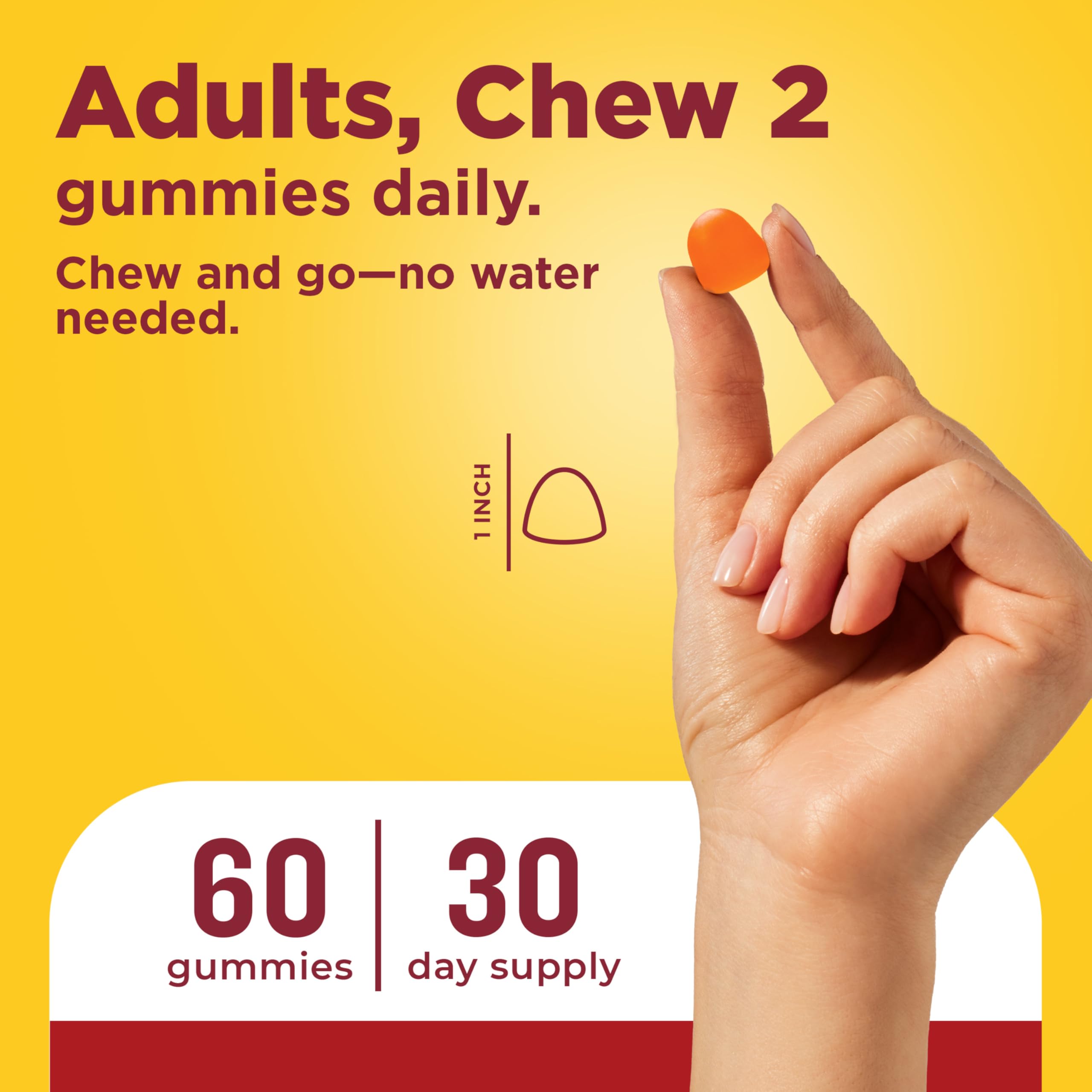 Nature Made CoQ10 200Mmg Per Serving Gummies, Heart & Energy Support, 60 CoQ10 Gummies, 30 Day Supply - Image 5