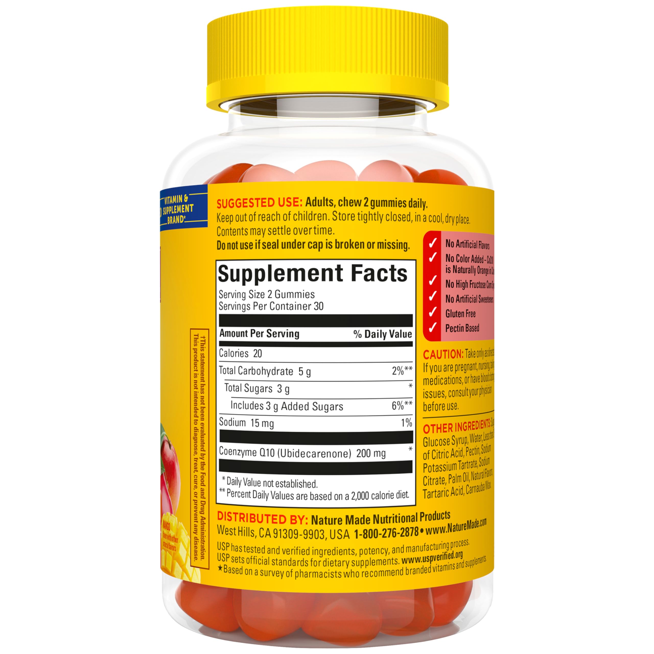 Nature Made CoQ10 200Mmg Per Serving Gummies, Heart & Energy Support, 60 CoQ10 Gummies, 30 Day Supply - Image 9