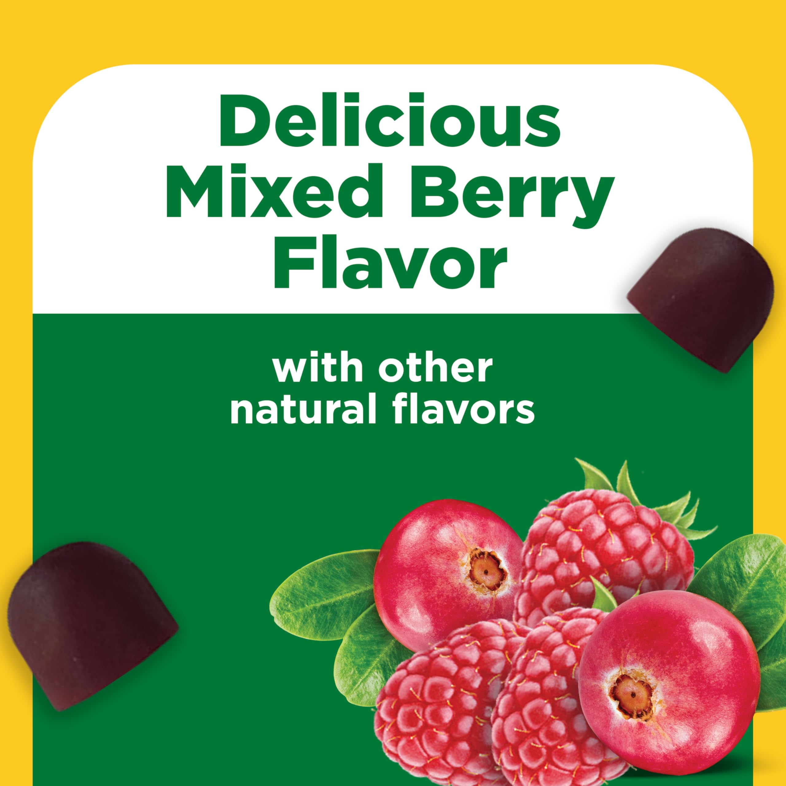 Nature Made Cranberry with Vitamin C Gummies for Adults, Urinary Tract Health for Women and Men, Cranberry Supplement, 50 Gummies, 25 Day Supply - Image 4