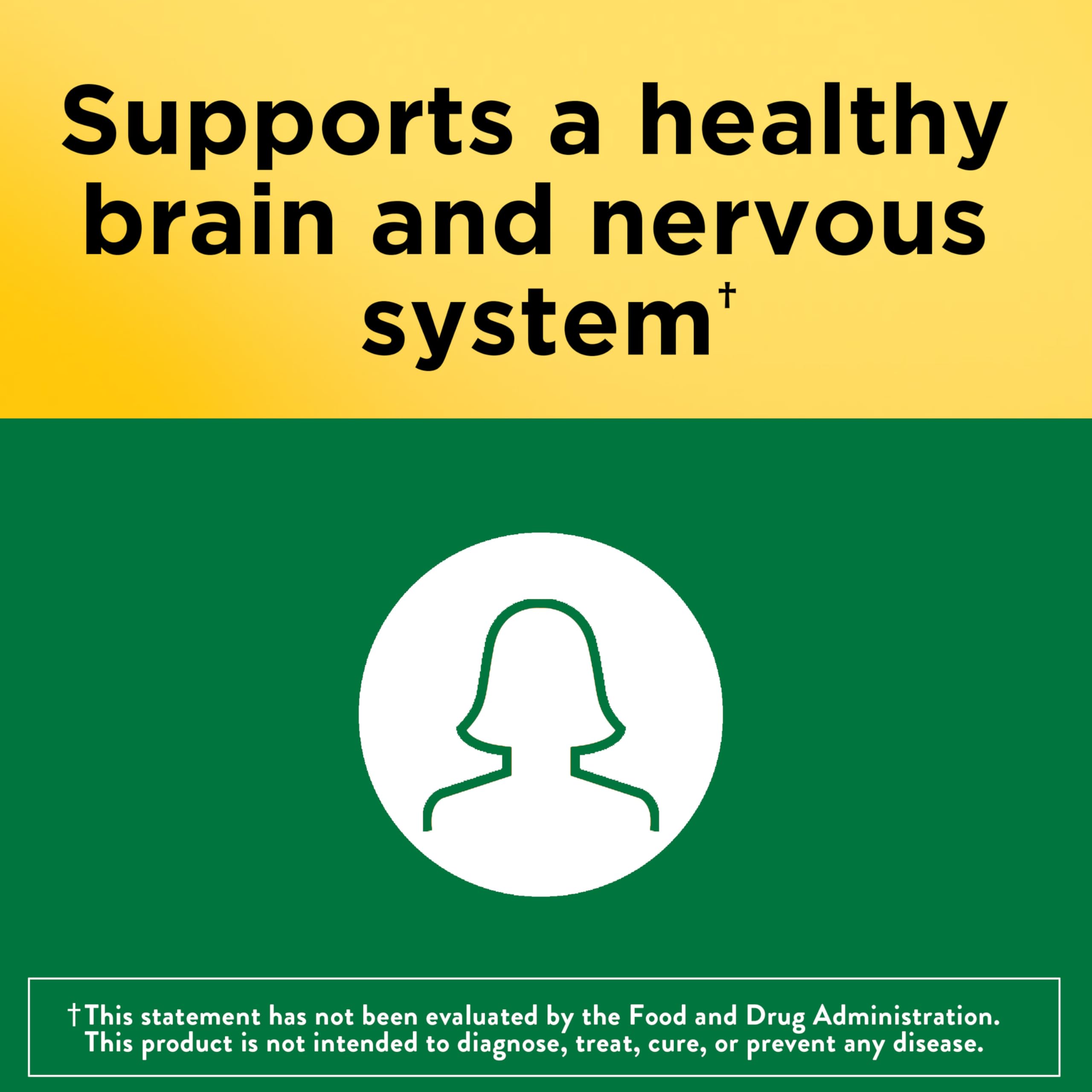 Nature Made Folic Acid 400 mcg (665 mcg DFE) Dietary Supplement for Nervous System Function, Folic Acid Supplements for Women and Men, 250 Tablets, 250 Day Supply - Image 3