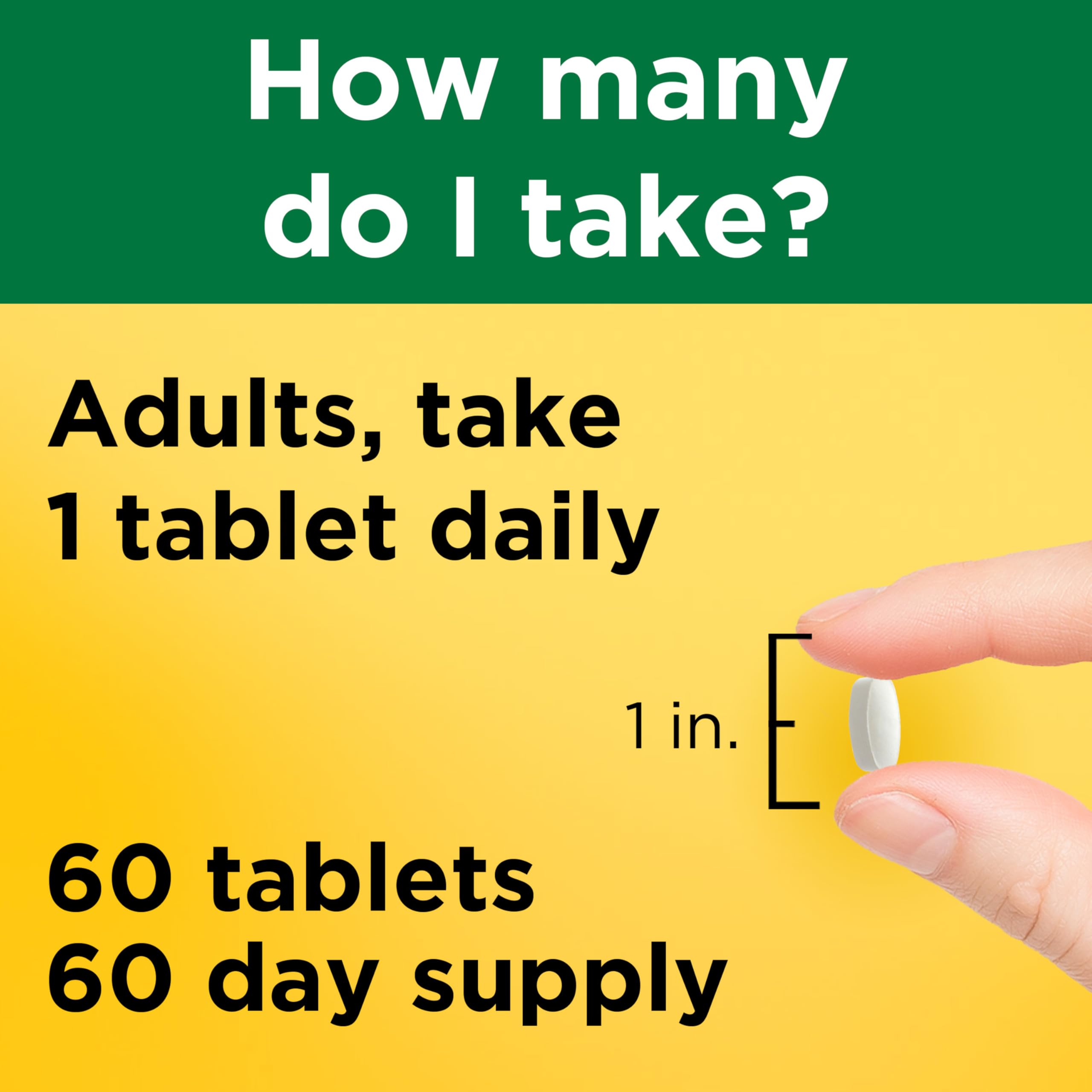 Nature Made L-Lysine 1000 mg, Dietary L-Lysine Supplements, 60 Tablets, 60 Day Supply - Image 4