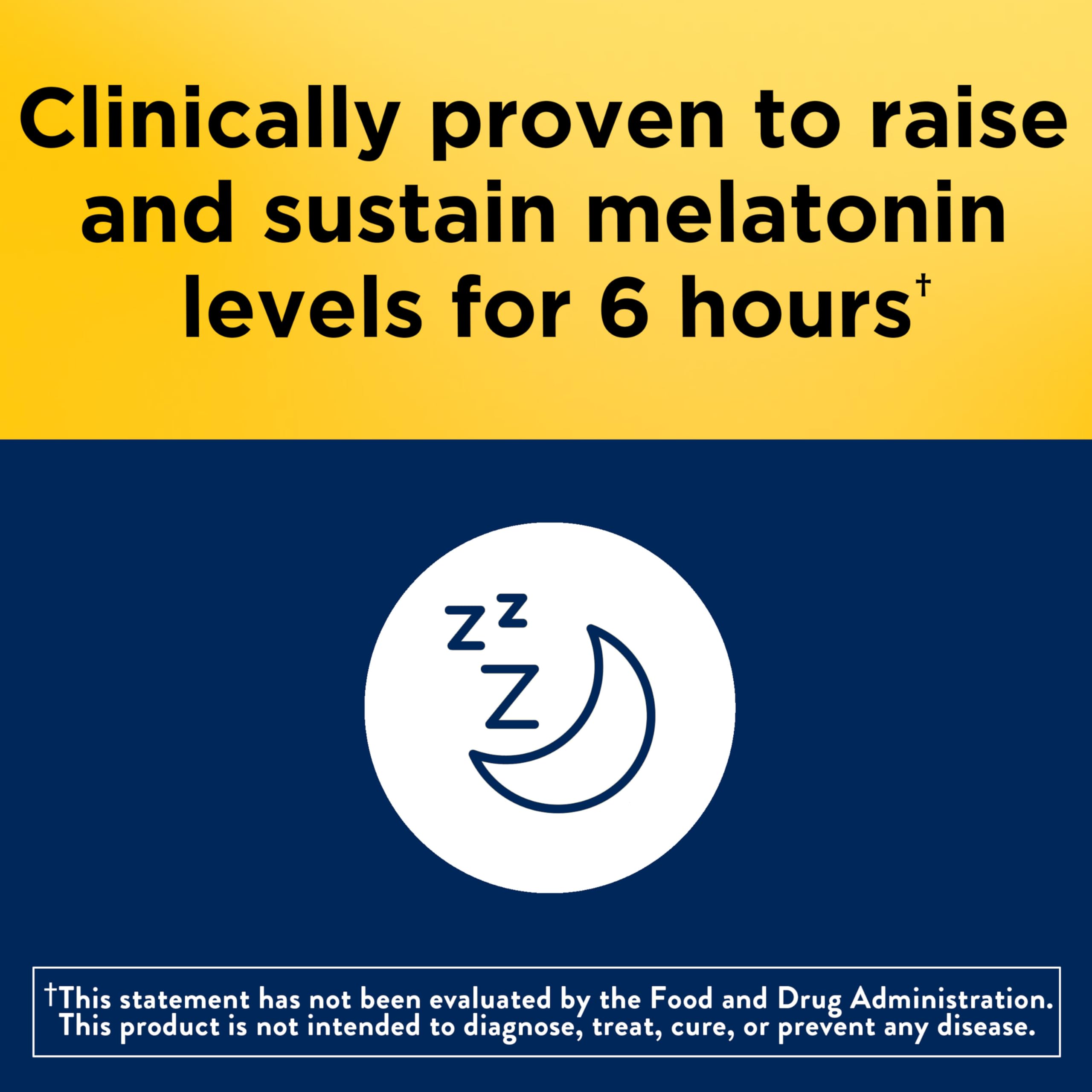 Nature Made Melatonin 4mg Extended Release Tablets, Sleep Supplements for Adults, 100% Drug Free Sleep Aid, 90 Count, 90 Day Supply - Image 3