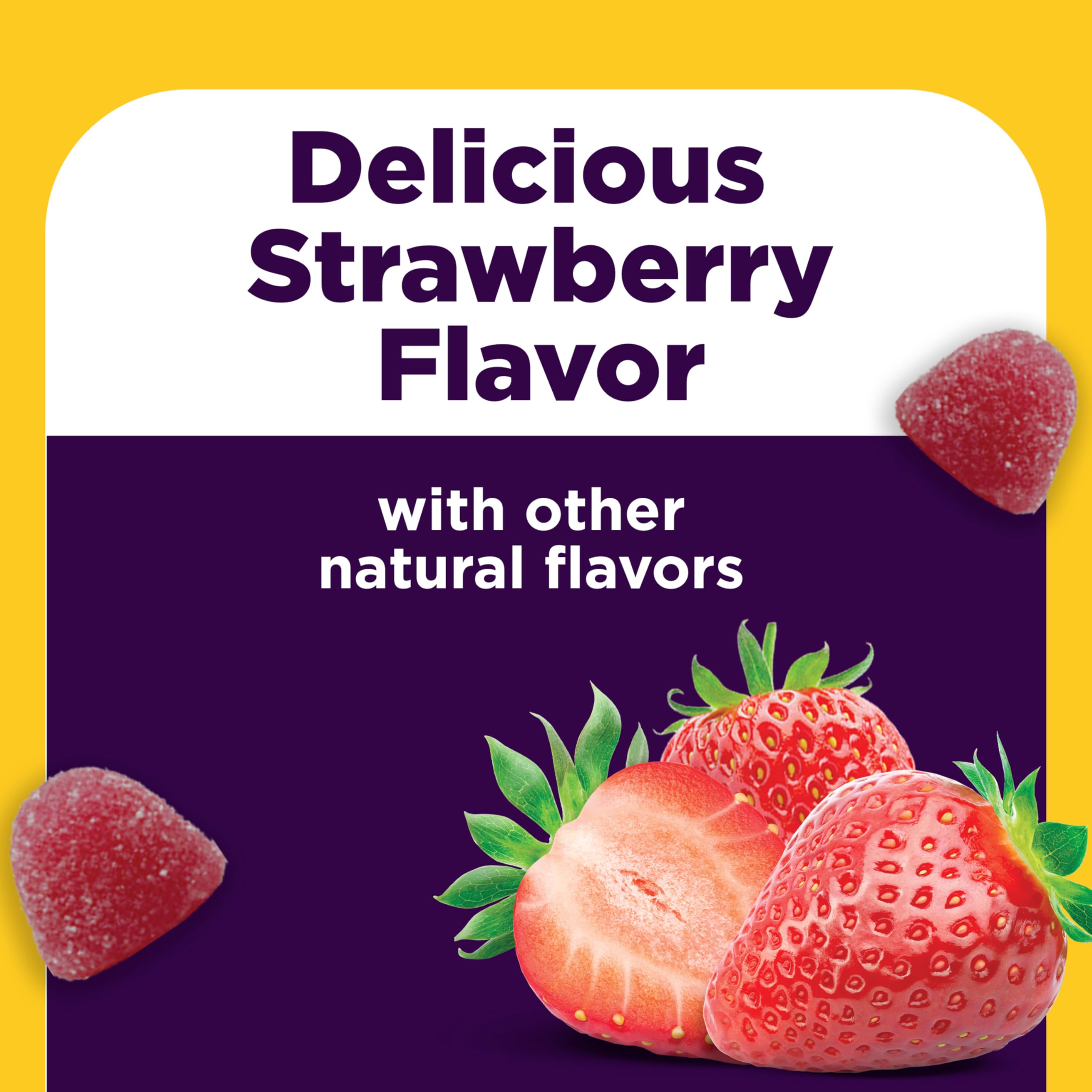Nature Made Melatonin + Magnesium Gummies, Sleep and Relax Support, Melatonin 3mg Non-Habit Forming Sleep Aid, Magnesium Citrate, 50 Gummies - Image 3