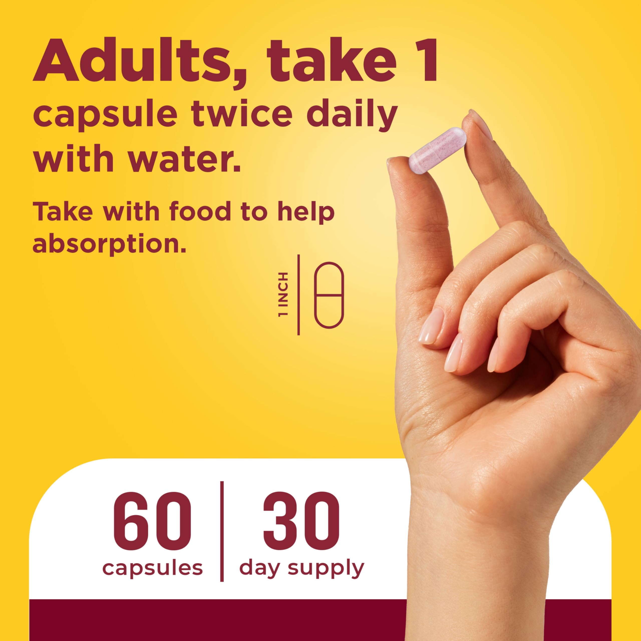 Nature Made Metabolyze Capsules, Chromium Picolinate, Green Tea Extract and B12, Healthy Weight Management & Fat Metabolism Support, 60 Capsules, 30 Day Supply - Image 5