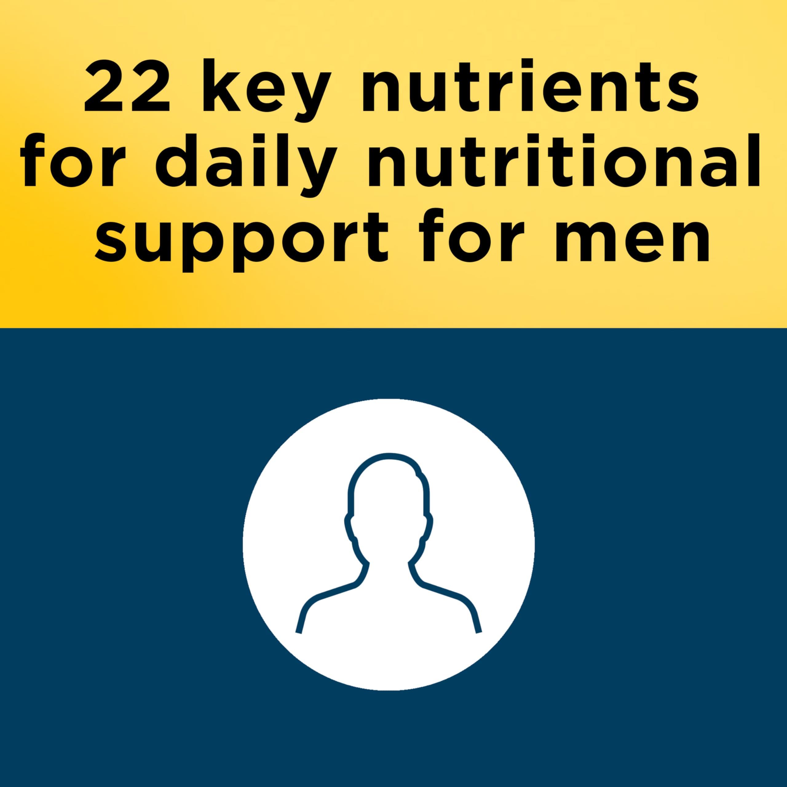 Nature Made Multivitamin for Him, Mens Multivitamins with No Iron, Daily Nutritional Support, Nature Made Multi Mens Vitamins & Minerals, 90 Tablets, 90 Day Supply - Image 3