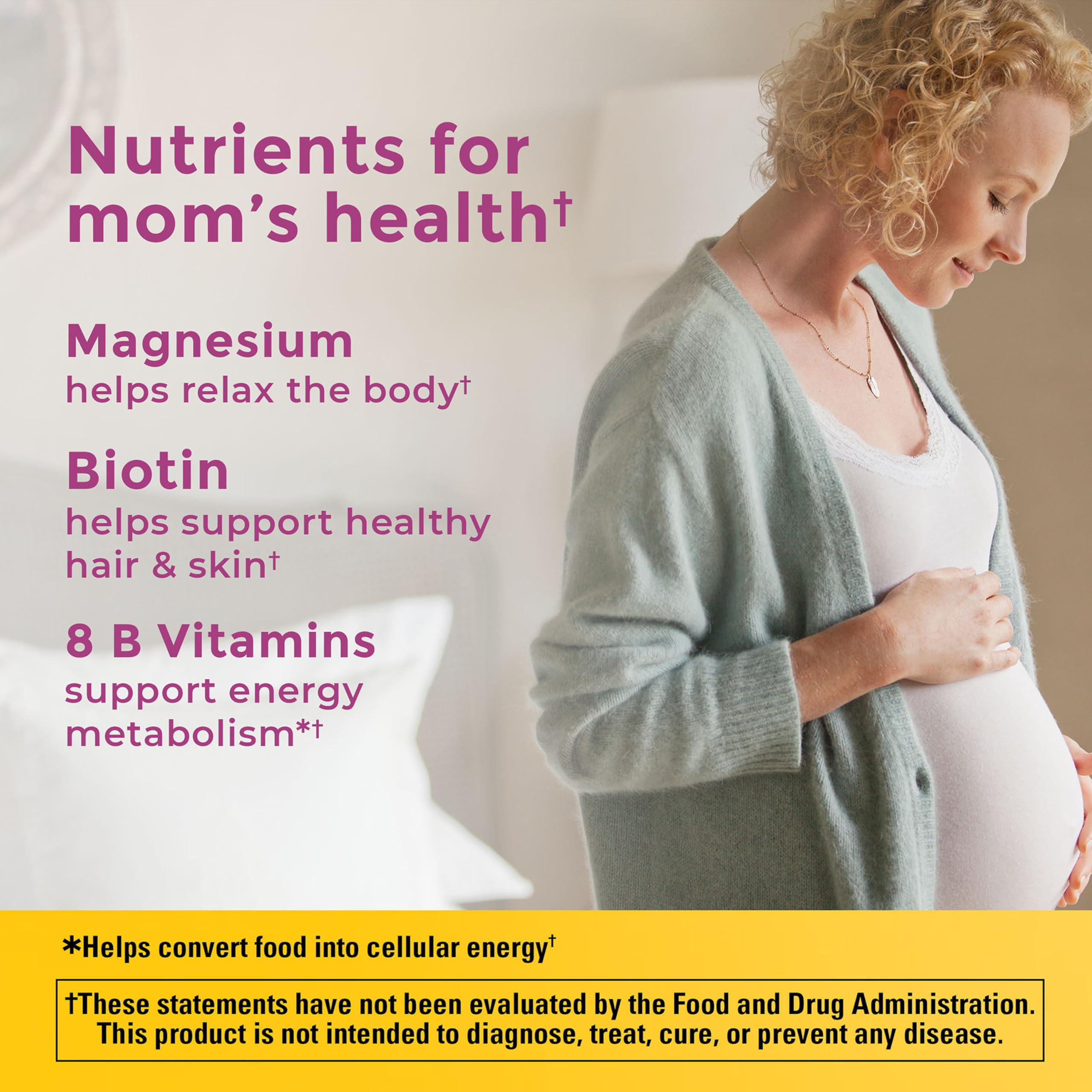Nature Made Prenatal Vitamins for Women with Folic Acid + DHA, Prenatal Vitamin and Mineral Supplement for Daily Nutritional Support, 60 Softgels, 60 Day Supply - Image 3