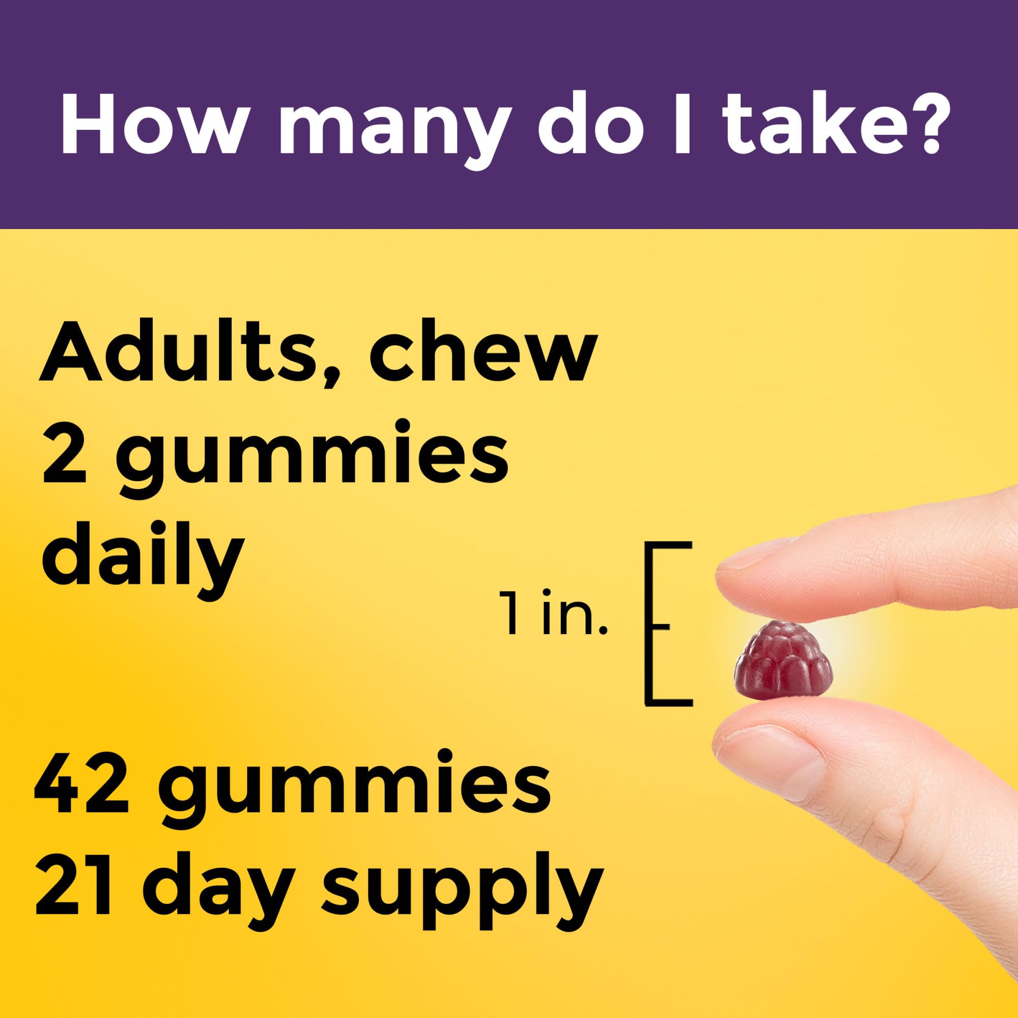 Nature Made Probiotics Extra Strength Dosage, Probiotics for Women and Men 8 Billion CFU per 2 Gummies, 42 Probiotic Gummies, 21 Day Supply - Image 6