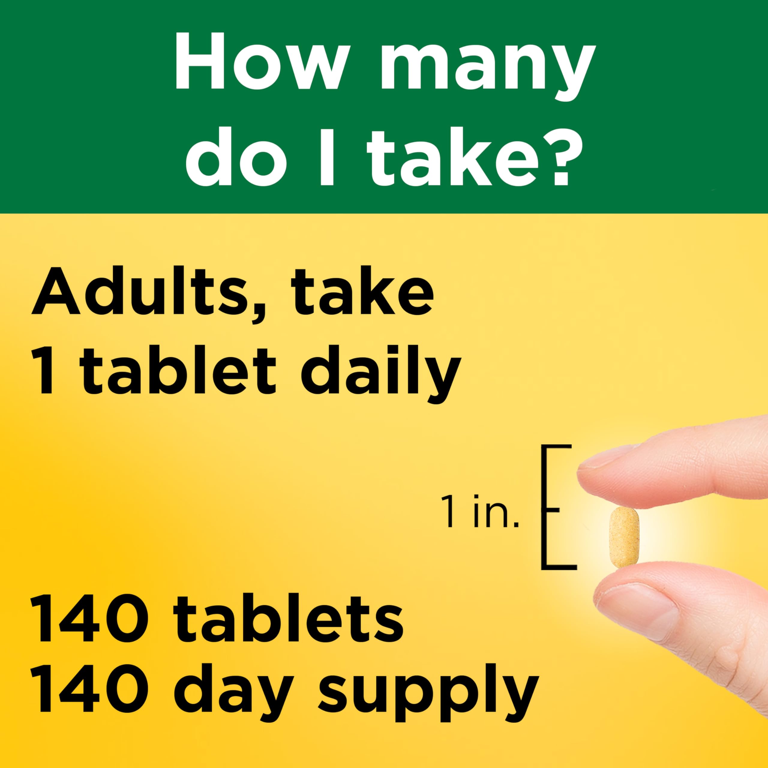 Nature Made Super B Complex with Vitamin C & Folic Acid, B Complex Vitamins for Women and Men, Dietary Supplement for Immune Support, 140 Tablets, 140 Day Supply - Image 5