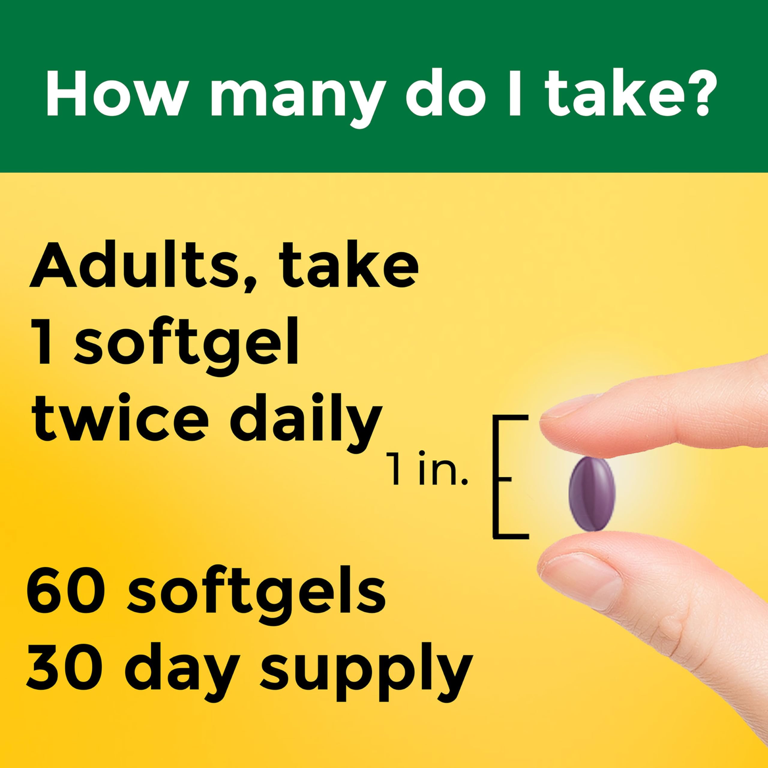 Nature Made Vision Based on the AREDS 2 Formula, Eye Vitamins with Lutein & Zeaxanthin, Vitamin C, Vitamin E, Zinc and Copper for Healthy Vision and Eye Function Support, 60 Softgels, 30 Day Supply - Image 4