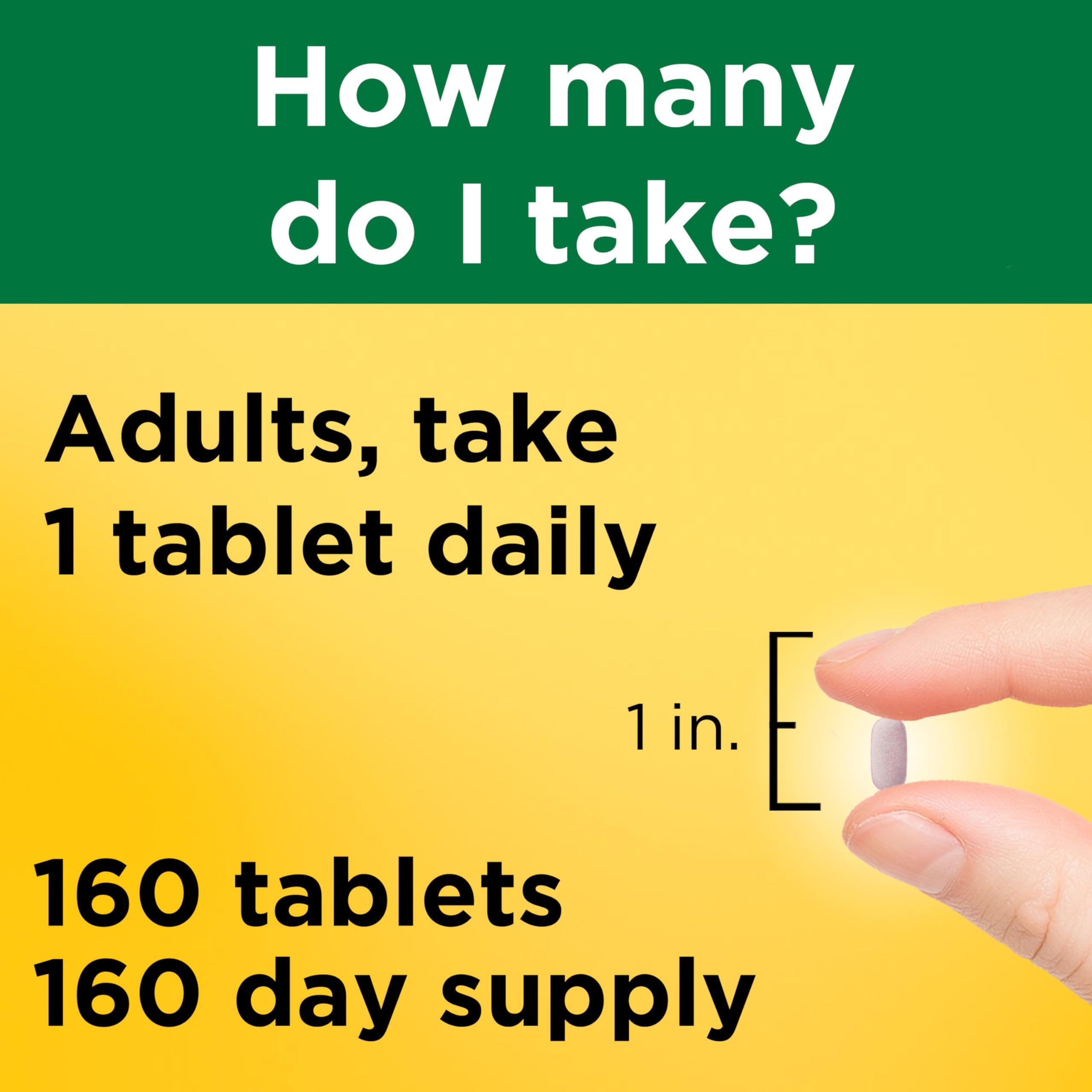 Nature Made Vitamin B12 1000 mcg, B12 Vitamins, Dietary Supplement for Energy Metabolism Support, 160 Time Release Tablets, 160 Day Supply - Image 5