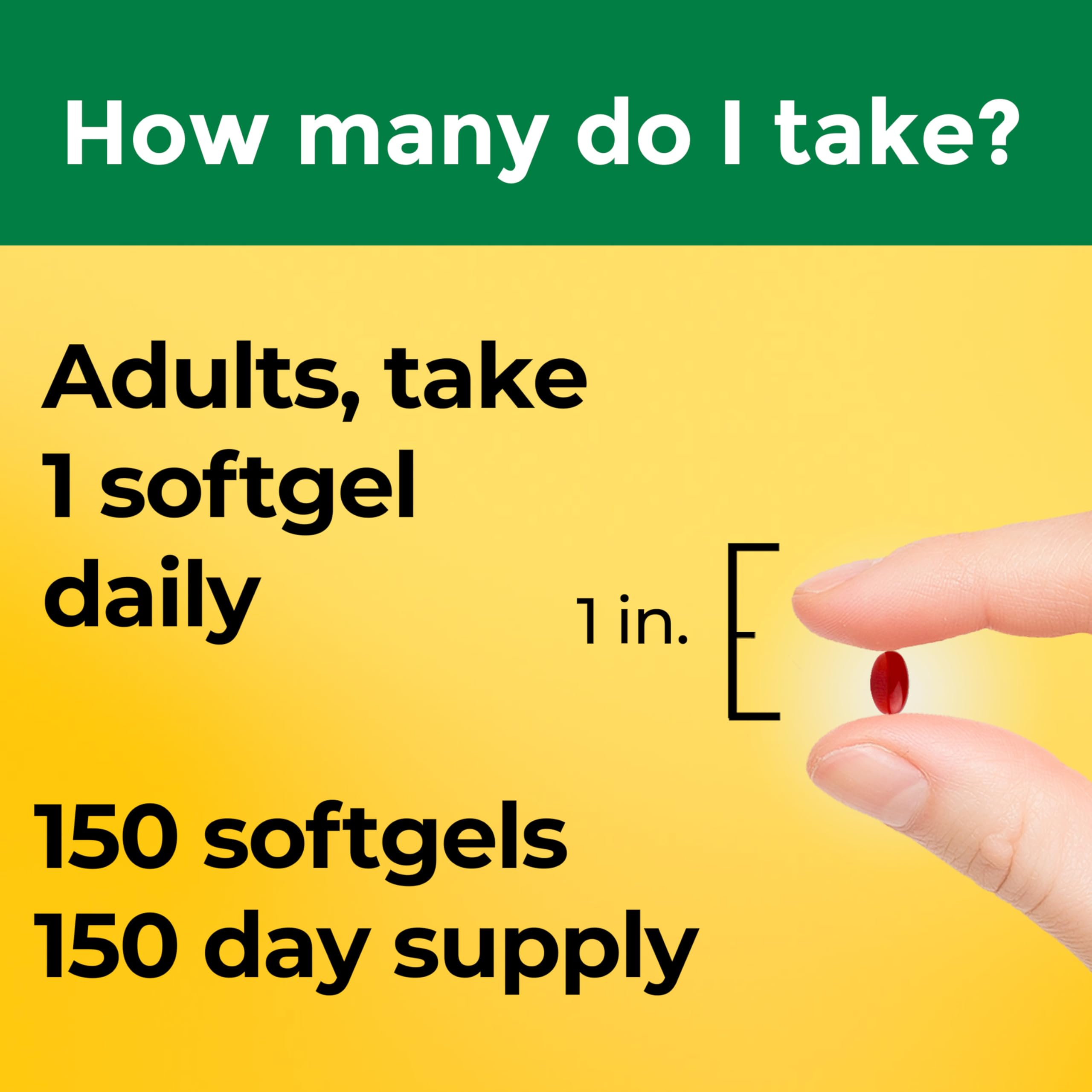 Nature Made Vitamin B12 1000 mcg, Dietary Supplement for Energy Metabolism Support, B12 Vitamins 1000 mcg, 150 Softgels, 150 Day Supply - Image 5