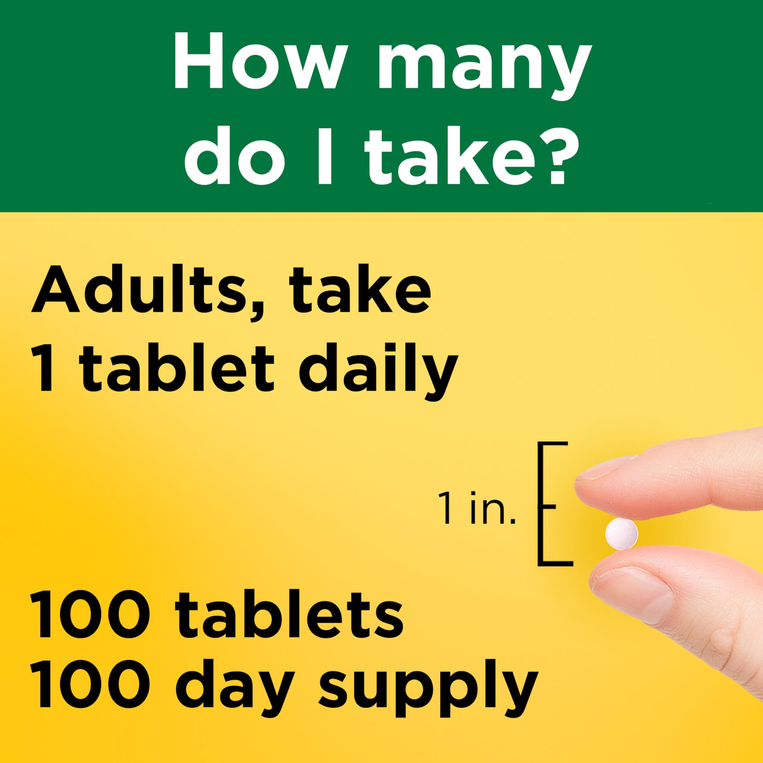 Nature Made Vitamin B6 100mg, B6 Vitamins for Energy Metabolism Support, 100 Tablets, 100 Day Supply - Image 4