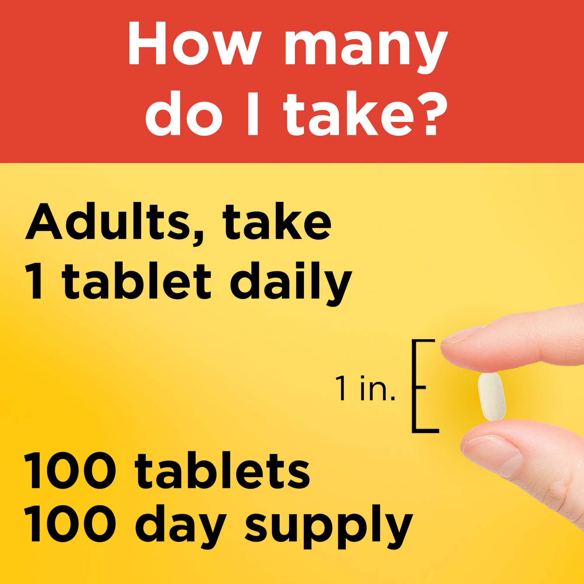 Nature Made Vitamin C 500 mg Tablets, Dietary Supplement, Vitamin C for Immune Support, 100 Tablets, 100 Day Supply - Image 6