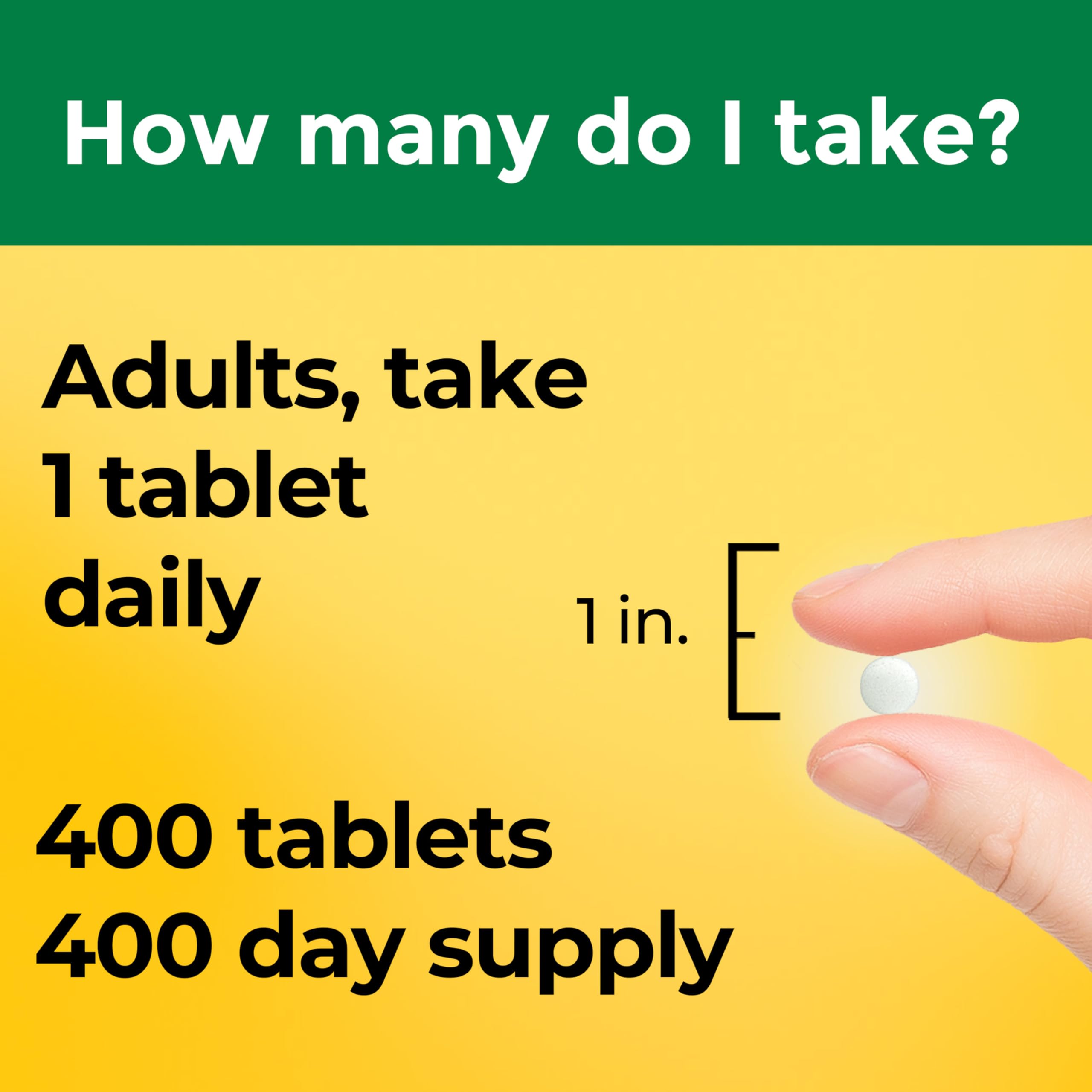 Nature Made Vitamin D3 2000 IU (50 mcg), Vitamin D Supplement for Bone, Teeth, Muscle and Immune Health Support, 400 Tablets, 400 Day Supply - Image 4