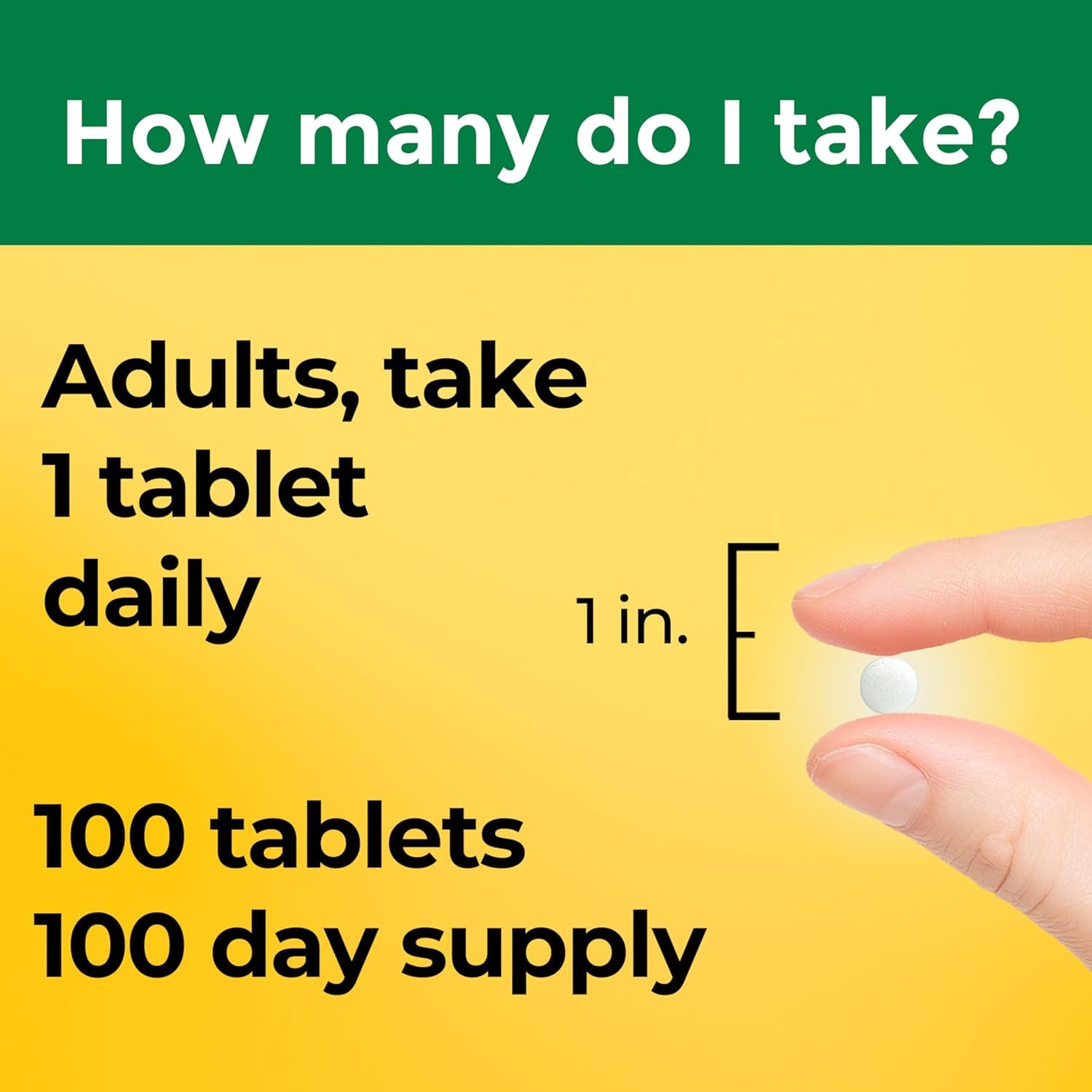 Vitamin D3, 100 Tablets, Vitamin D 2000 IU (50 mcg) Helps Support Immune Health, Strong Bones and Teeth, & Muscle Function, 250% of the Daily Value for Vitamin D in Only One Daily Tablet - Image 4